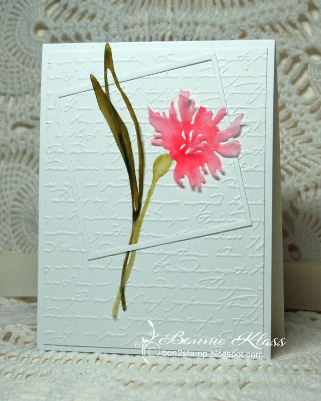 Stamping with Klass More Watercolor Vellum
