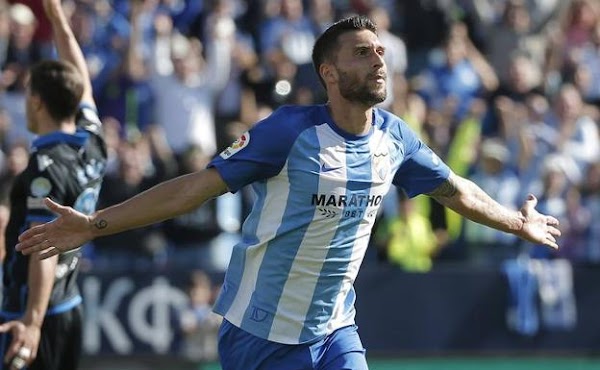 Borja Bastón - Málaga -: "Ha sido un gol importante"