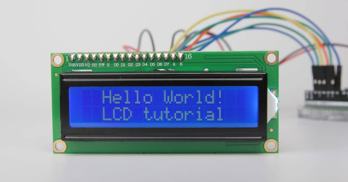 16×2 Character LCD Module with Arduino - Electronic and ...