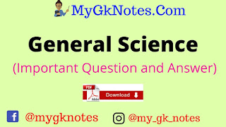 General Science PDF (Important Question and Answer)