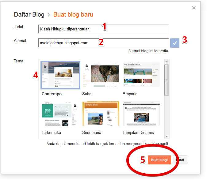 proses daftar blogspot atau blogger baru proses daftar blogspot atau blogger baru