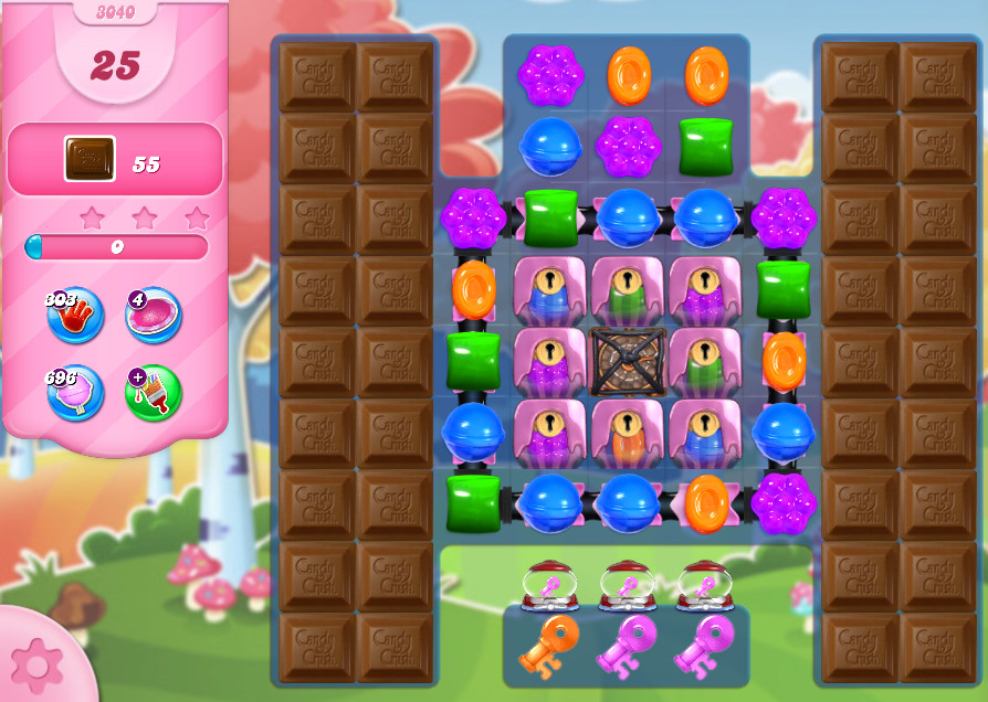 Candy Crush Saga level 3040 Candy Crush Saga level 3040