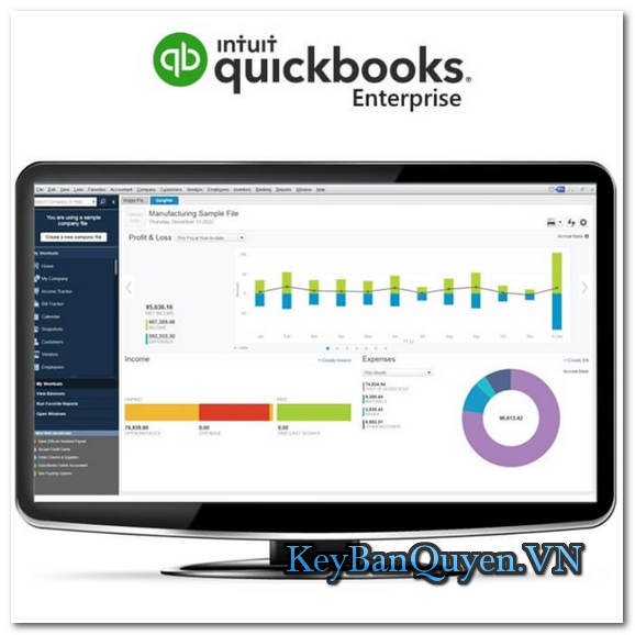 Bán key bản quyền QuickBooks Enterprise Accountant 2018,2018,2019,2020,2021,2022