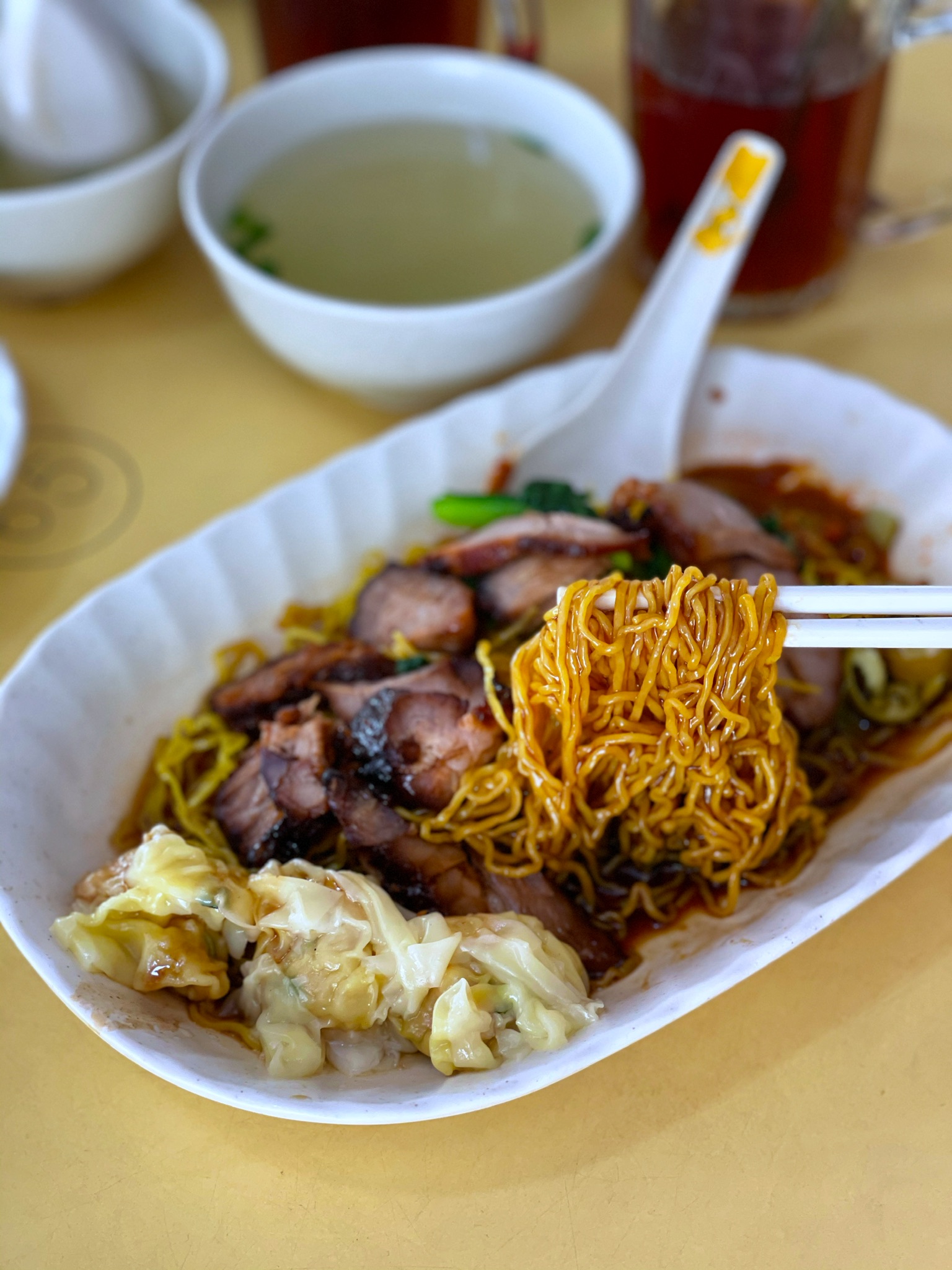 The Silver Chef Ah Wing's Wanton Mee Empress Market
