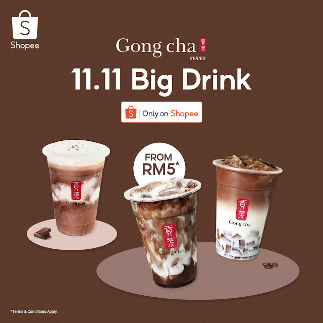 Sara Wanderlust Choco Madness for Gong Cha’s 11.11 Big Drinks