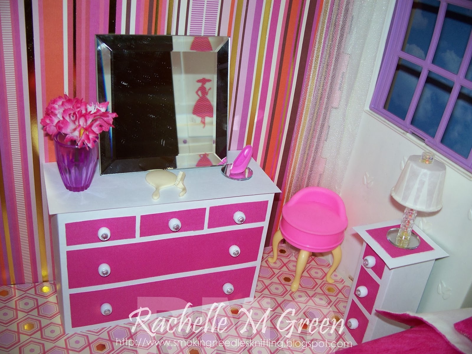 The Barbie Chronicles Barbie Folding Pretty House Bedroom