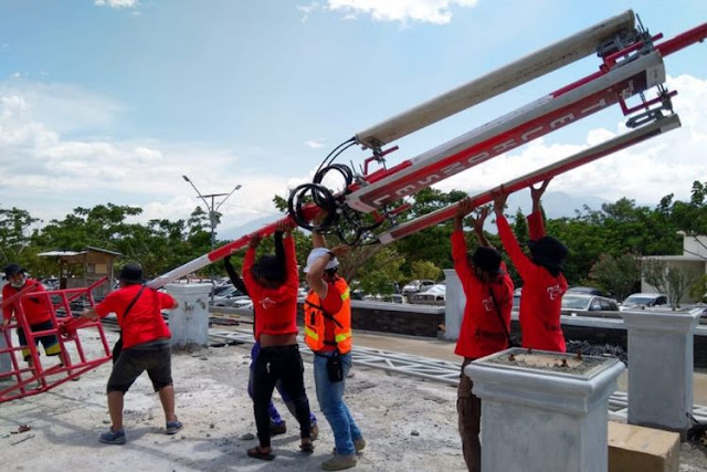 BTS Telkomsel di Wilayah Terluar RI Di-upgrade dengan Jaringan 4G BTS Telkomsel di Wilayah Terluar RI Di-upgrade dengan Jaringan 4G