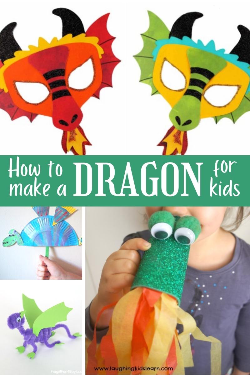 Awesome Cupcake Liner Dragon Craft - I Heart Crafty Things