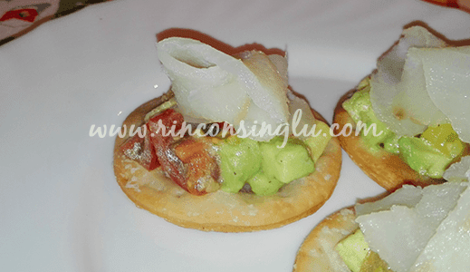 canape para navidad celiacos