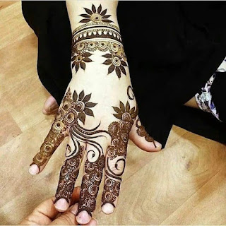45 Trending Bangle mehndi designs for hands || Kangan mehndi designs ...
