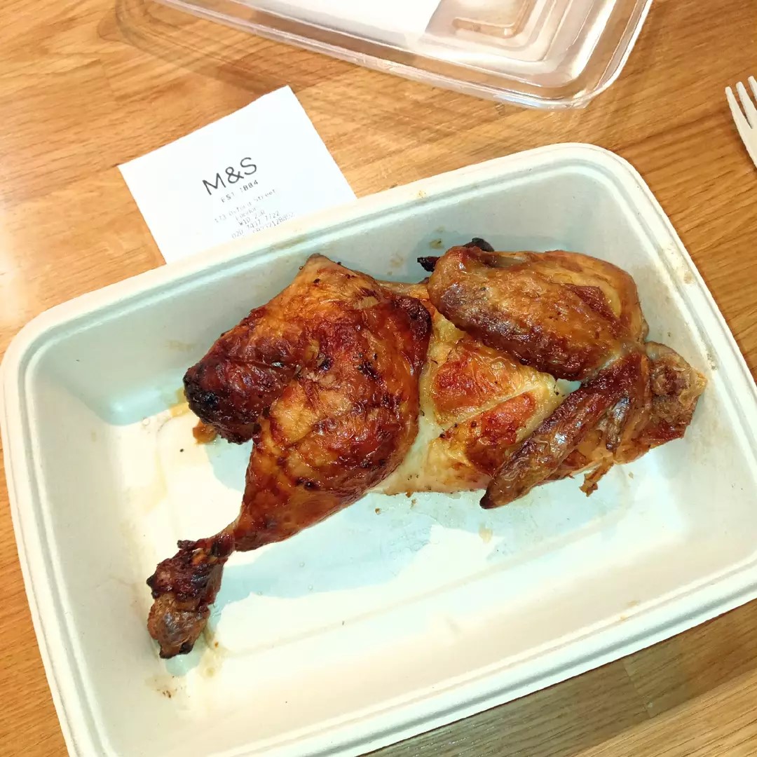 Supersupergirl's Food Reviews Rotisserie butter basted chicken at