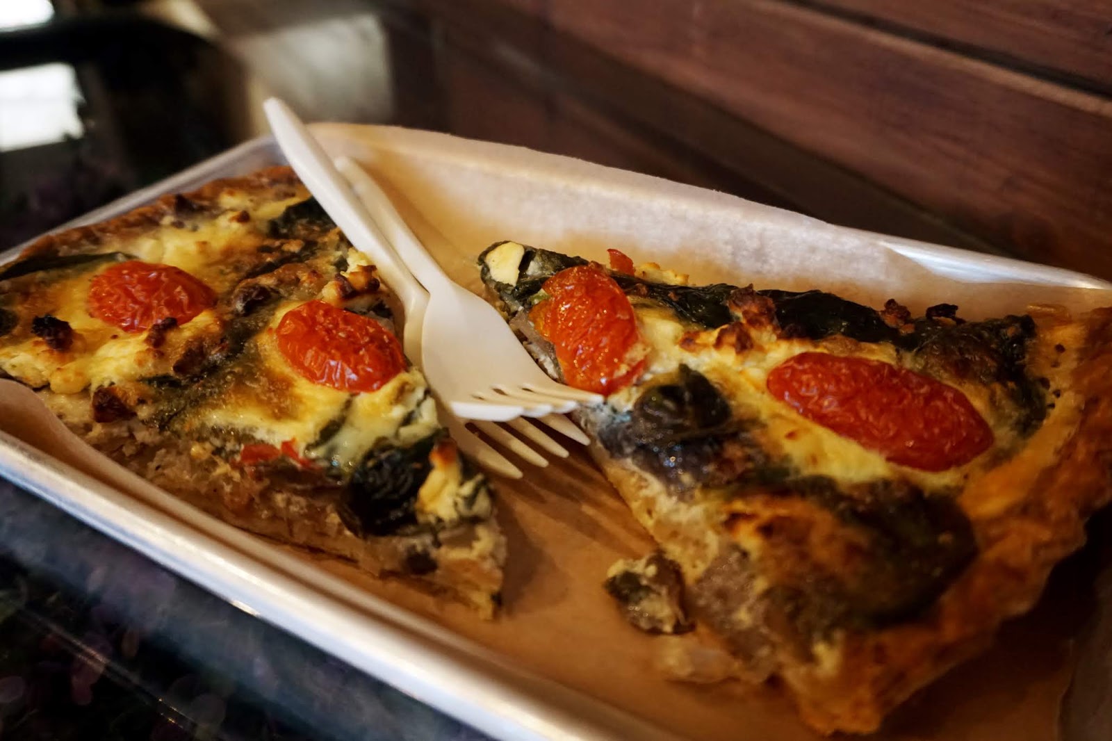 [NYC Midtown] Bibble And Sip Bibble Quiche, Lavender Latte