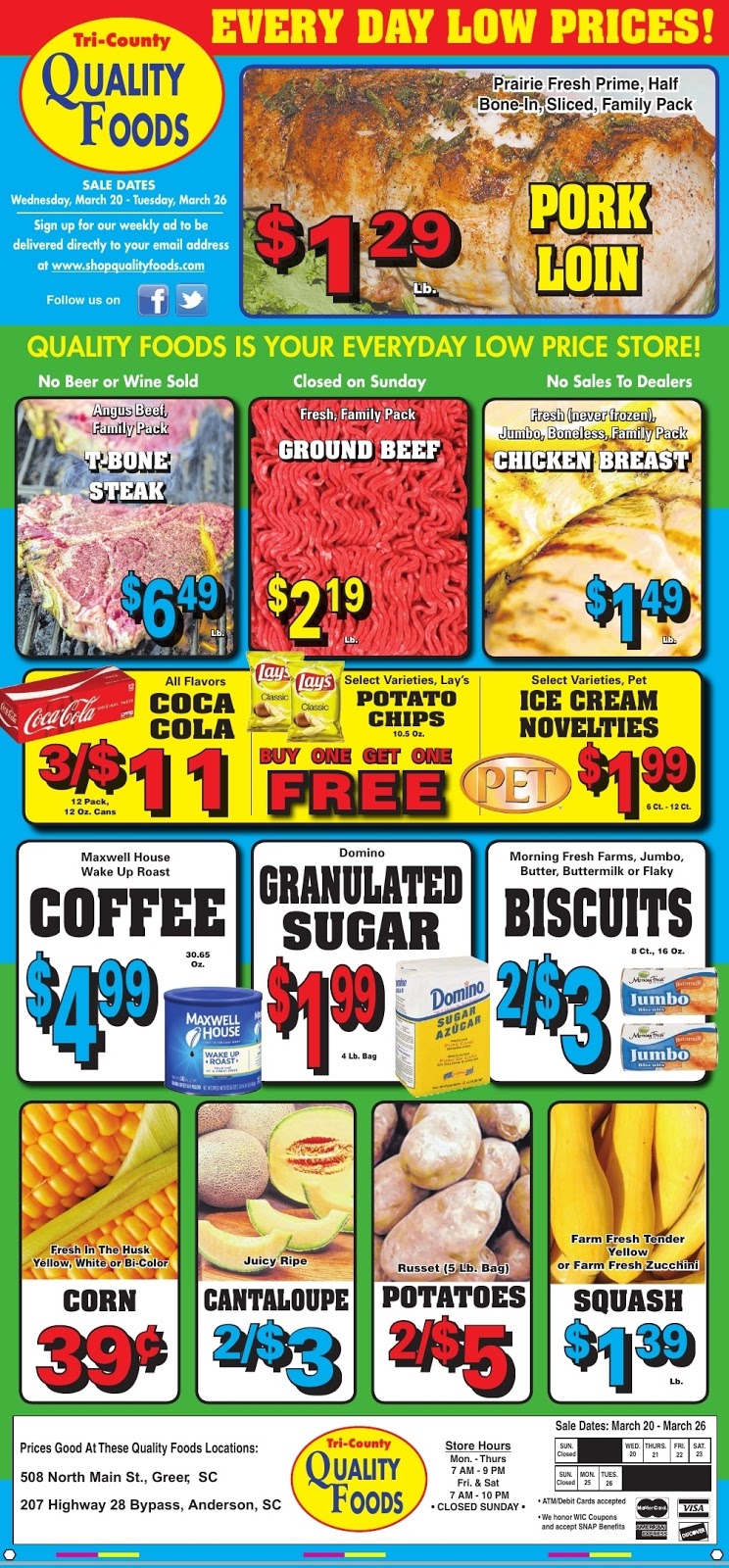 quality foods weekly ad greer sc Delinda Hutchens