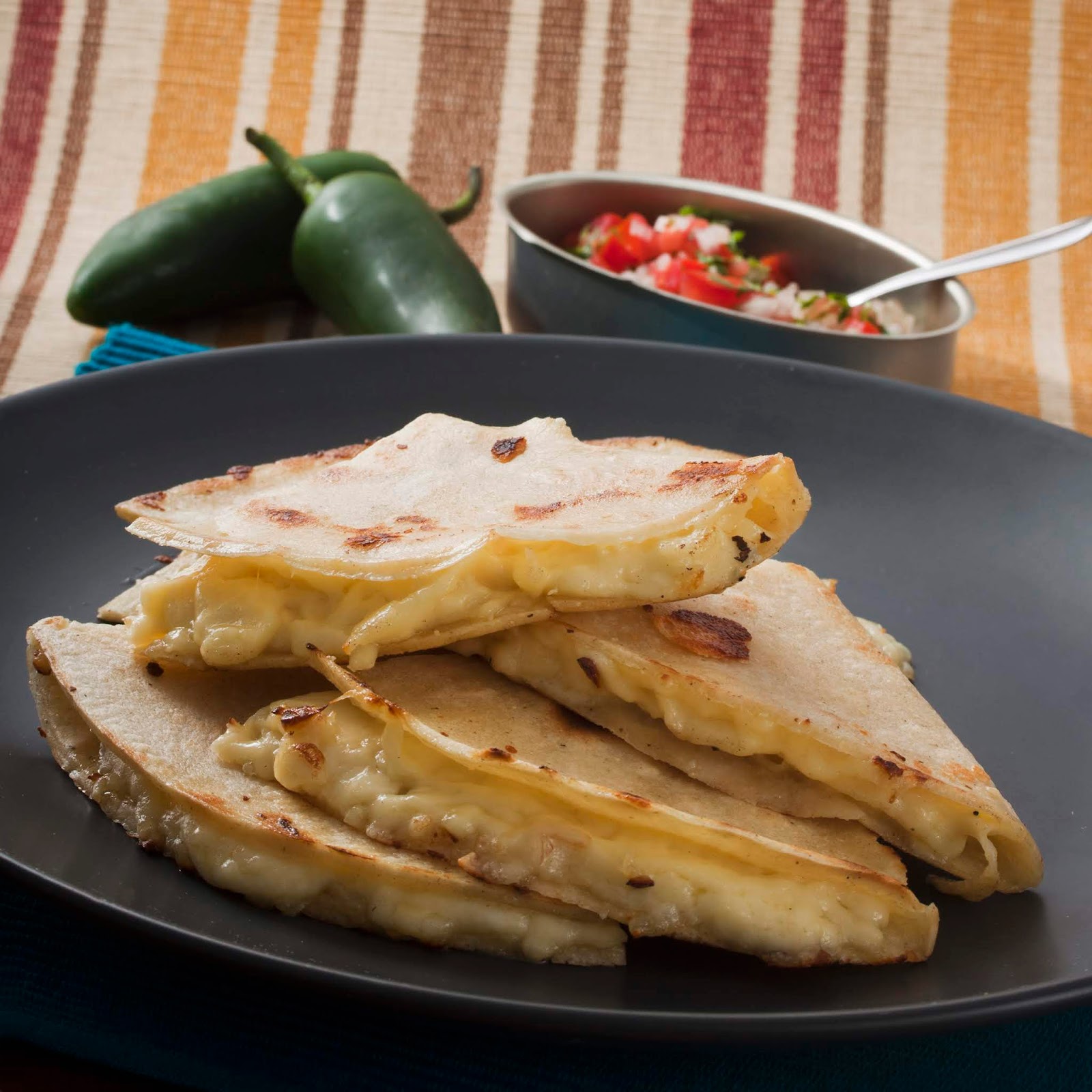 Quesadillas De Jamn Serrano Y Queso De Cabra Receta Mexicana Fcil