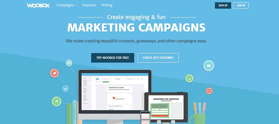 Woobox helps you build the campaign that is right for your business