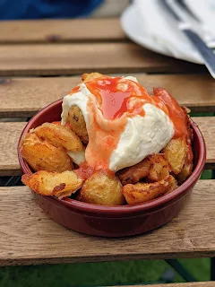 Patatas Bravas at Merry's Gastro Pub in Dungarvan Ireland