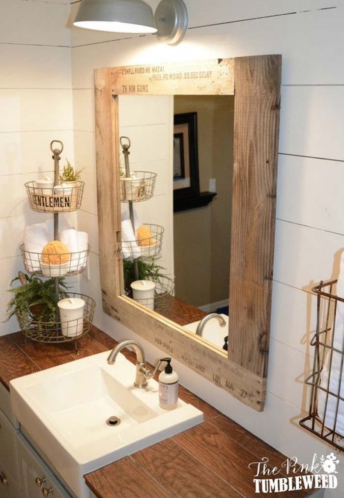 What A Great Ideas! 60+ Bathroom Pallet Projects On a Budget Pallets