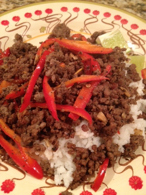 Made To Order: Spicy Thai Beef with Lime Coconut Rice