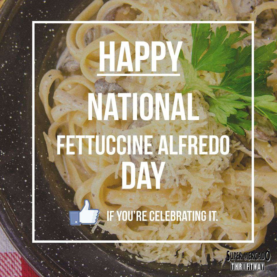 National Fettuccine Alfredo Day Wishes for Instagram