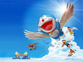 Doraemon flying image free download