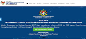 Simiey Dot Info Laporan Harian Program Pencegahan Wabak Covid 19 Di Tempat Kerja Jkkp
