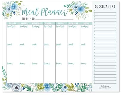 Weekly Food Calendar ~ Certificate Letter