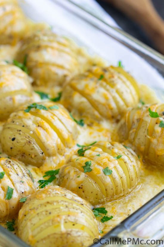 Hasselback Scalloped Potatoes. Healthy Recipes Soup