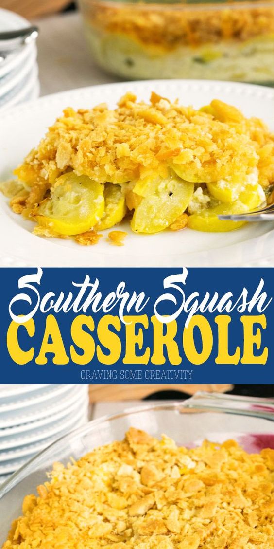 SQUASH CASSEROLE WITH RITZ CRACKERS Delicious Family Recipes