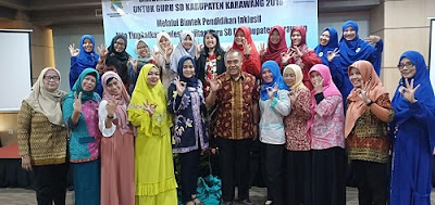 Kegiatan Bimtek Pendidikan Inklusif Bagi Guru SD di Kabupaten Karawang Tahun 2018