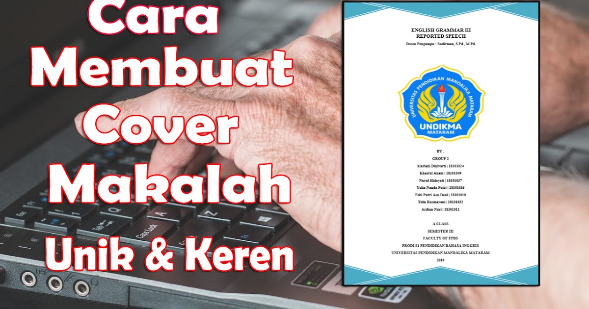 √ Cara Membuat Cover Makalah yang Menarik di Microsoft