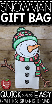 Snowman Gift Bag