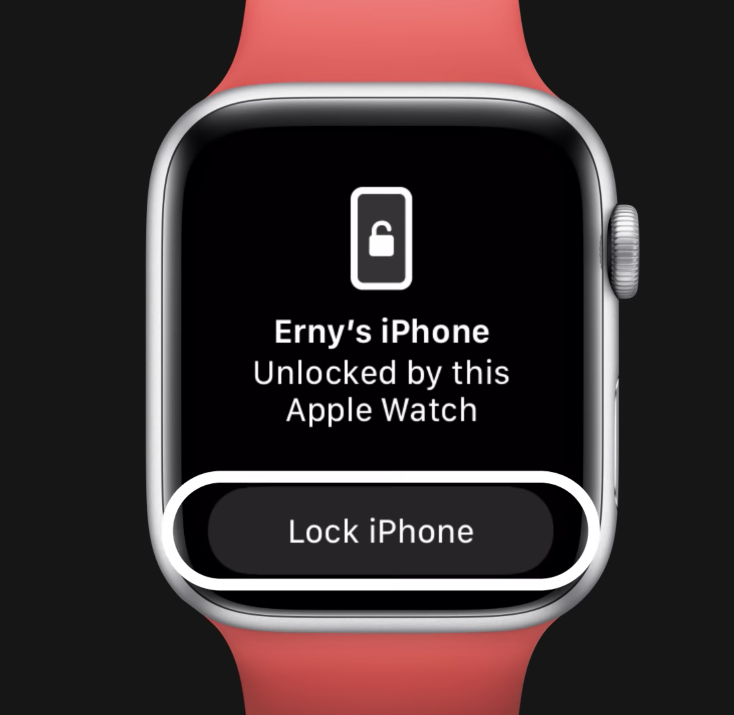 apple watch face id