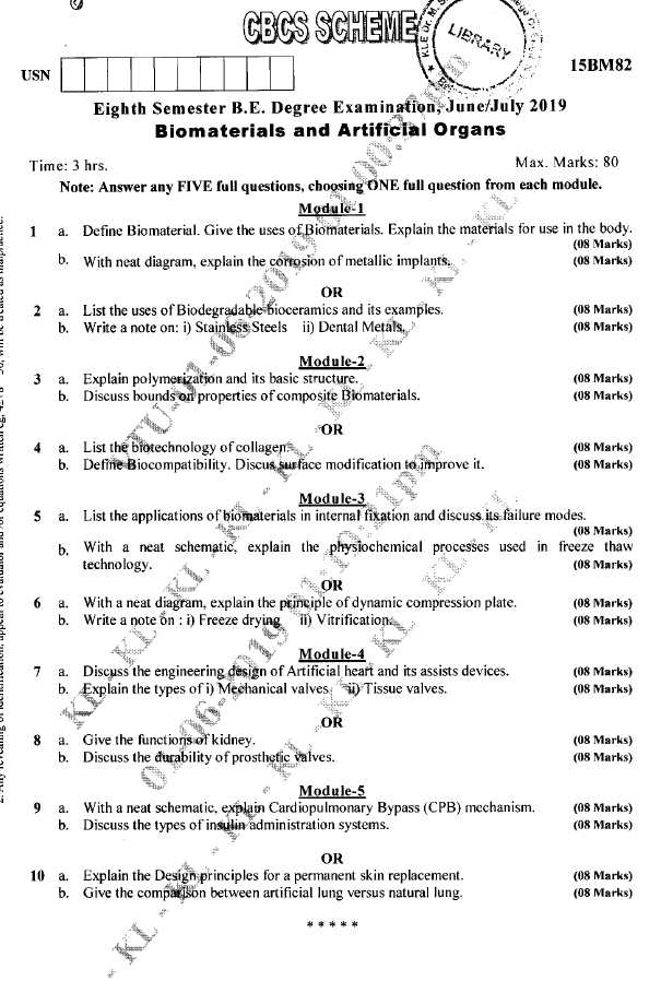 Visvesvaraya Technological University B.E. (CBCS) Eighth Semester