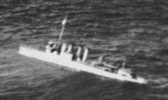 HMS Exeter sinking at the Second Battle of the Java Sea, 1 March 1942 worldwartwo.filminspector.com
