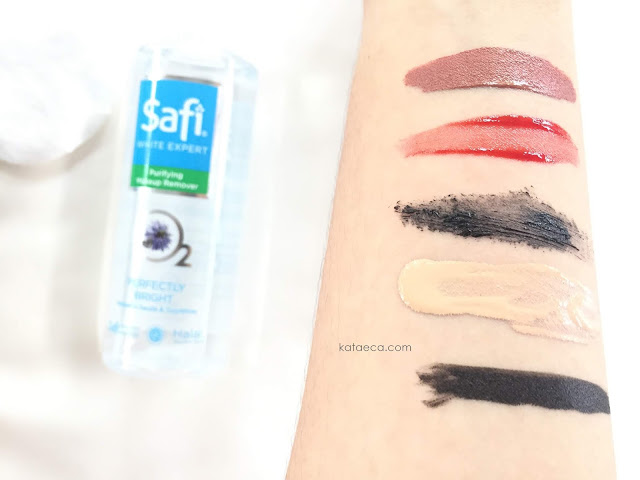 Swatch Safi Makeup Remover