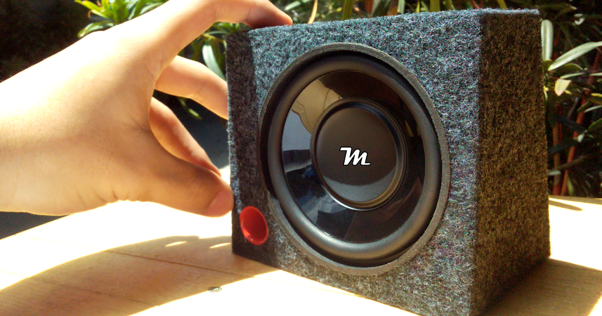 DIY Mini Subwoofer Active Mini Subwoofer