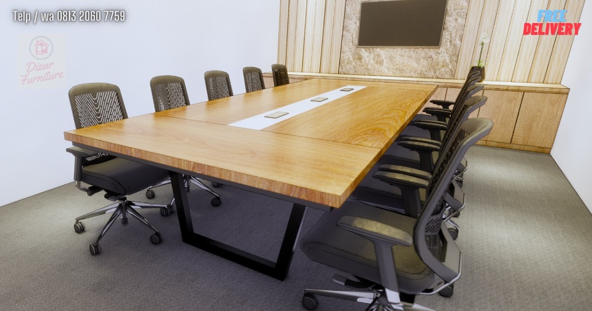 Meja Meeting custom bekasi | dizar furniture