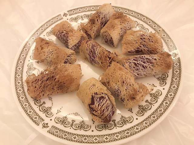 【Recipe】廣東名點 脆炸紫薯卷＊美的 免油健炸寶 MF20B
