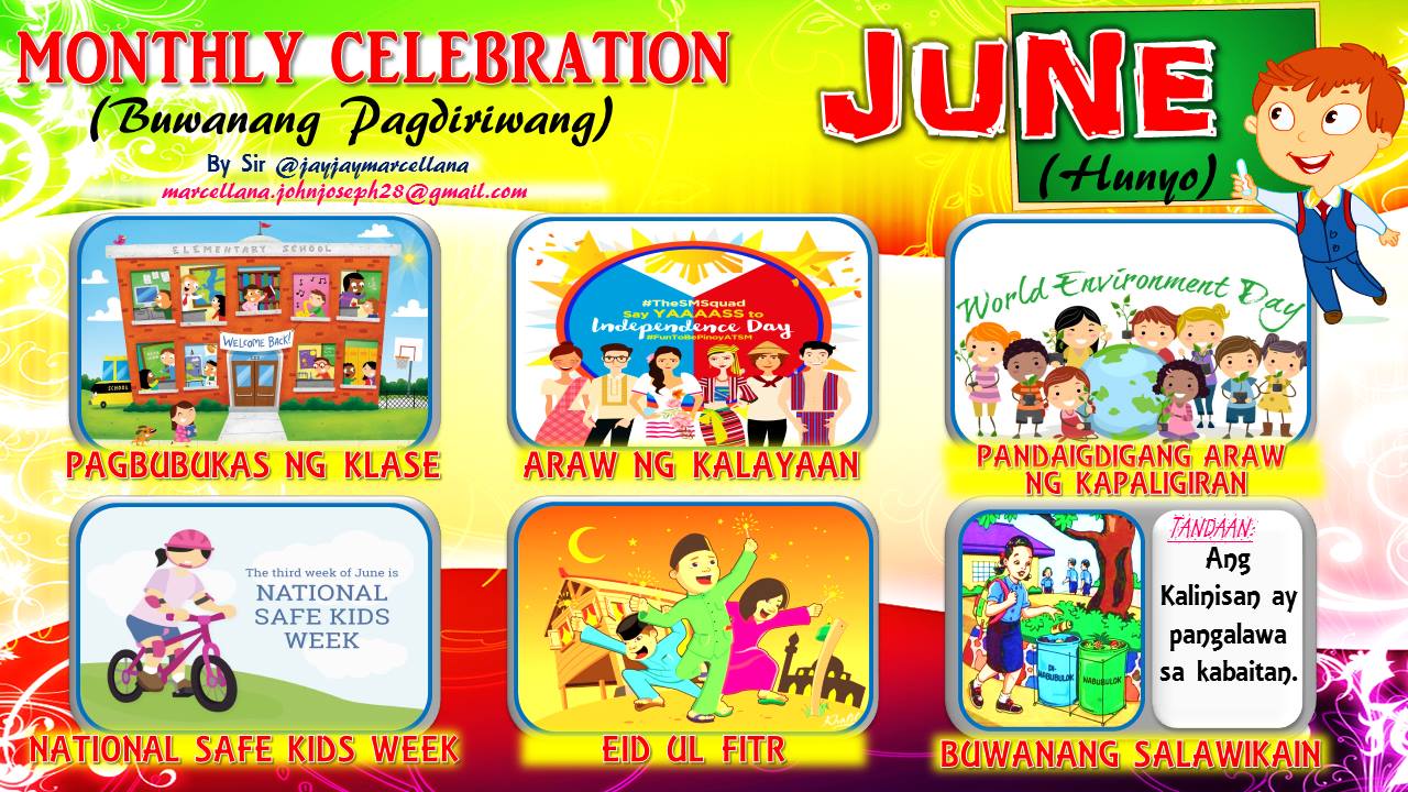 01.jpg (1280×720) Monthly celebration, School celebration, June