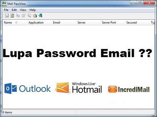 Cara Mengetahui Password Email Yang Lupa