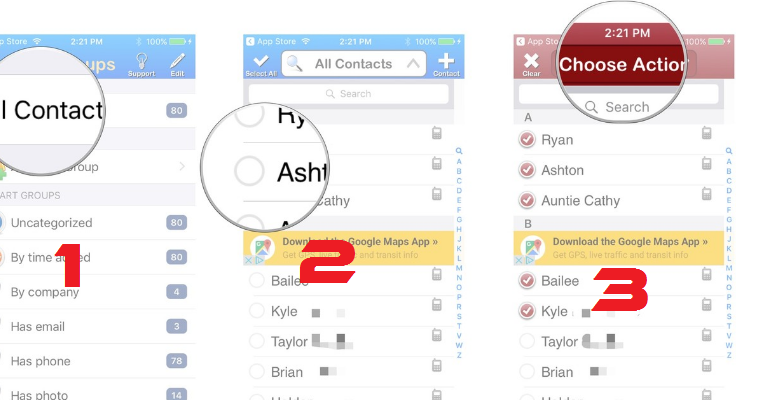 أسهل طريقة لحذف جميع الأسماء من الأيفون دفعة واحدة