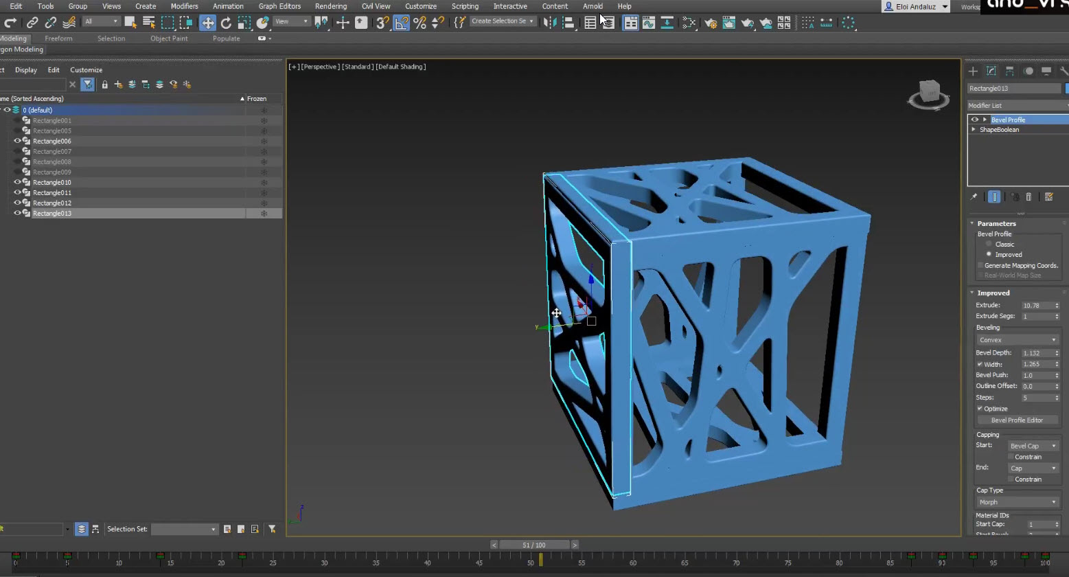 forligsmanden Forstad Opdage How to use 3ds Max 2019 Shape Booleans | CG TUTORIAL