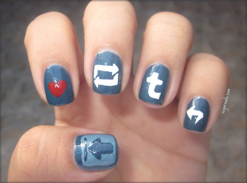 4. Simple Nail Tip Designs on Tumblr - wide 1