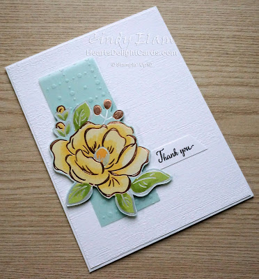 Heart's Delight Cards, Thank You card, Flowering Foils SAB, So Very Vellum SAB, 2020 Sale-A-Bration, Stampin' Up!