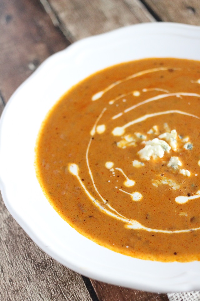 Creamy Tomato and Blue Cheese Soup Mama Loves Food