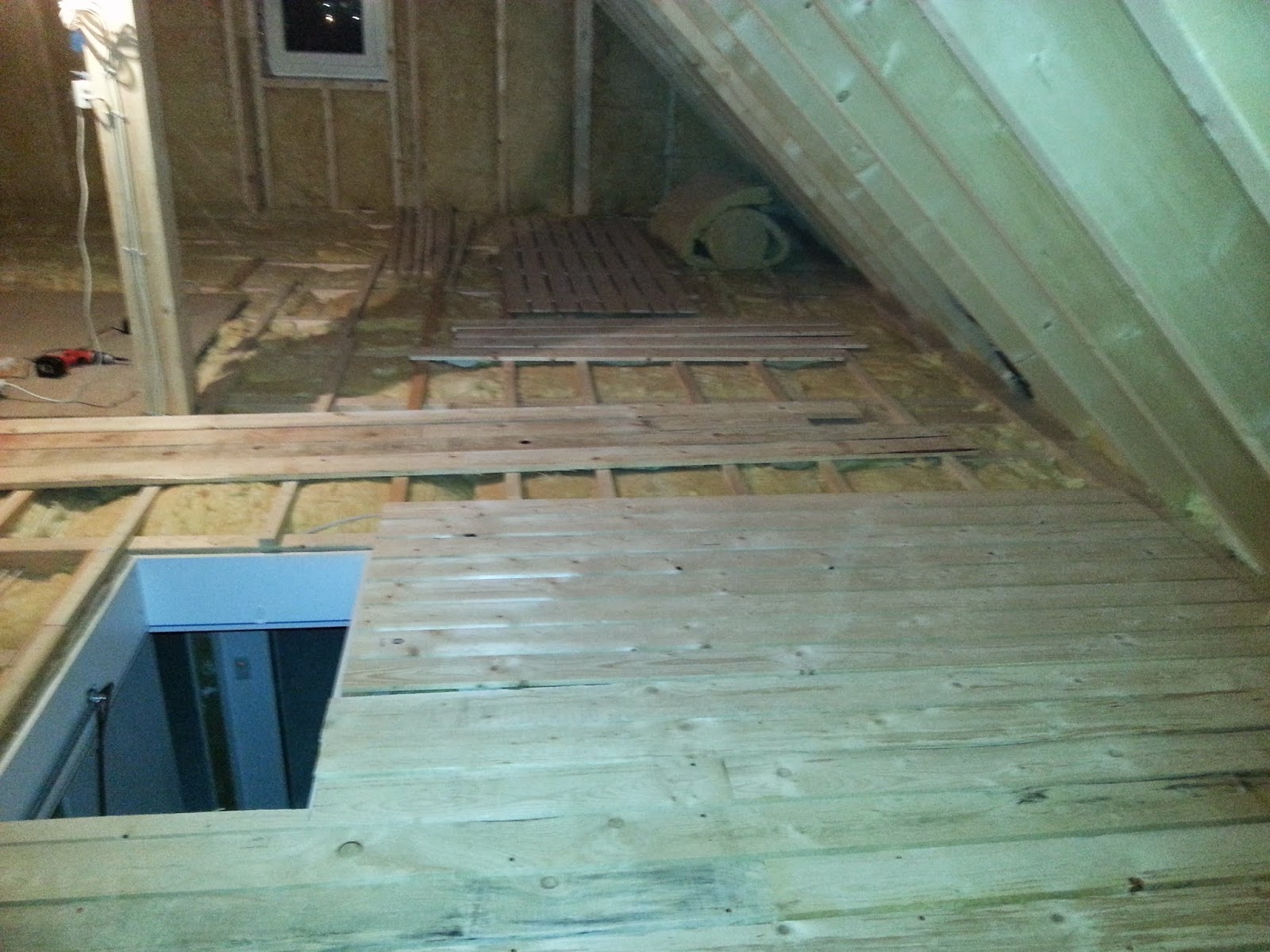 Wir bauen ein OKAL-Haus: Dachboden