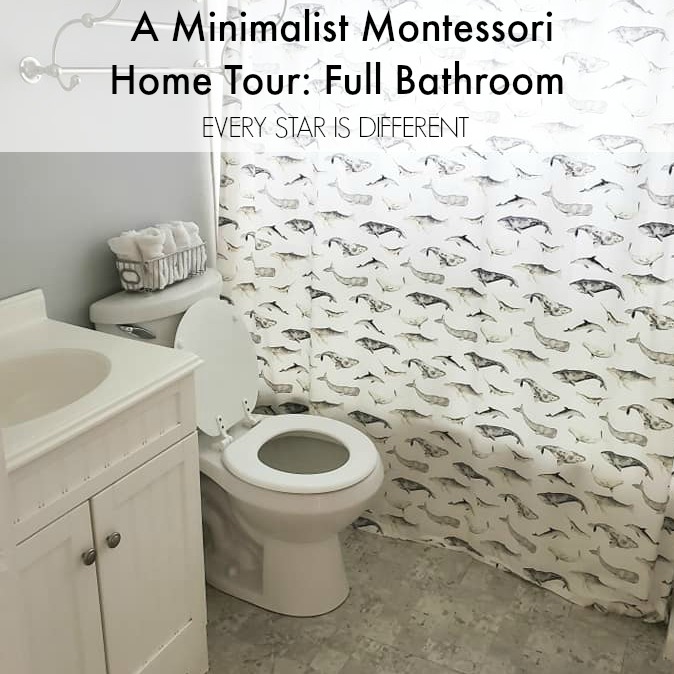 A Minimalist Montessori Bathroom