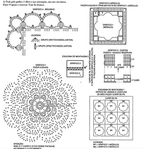 Подушка крючком черепаха схема и описание