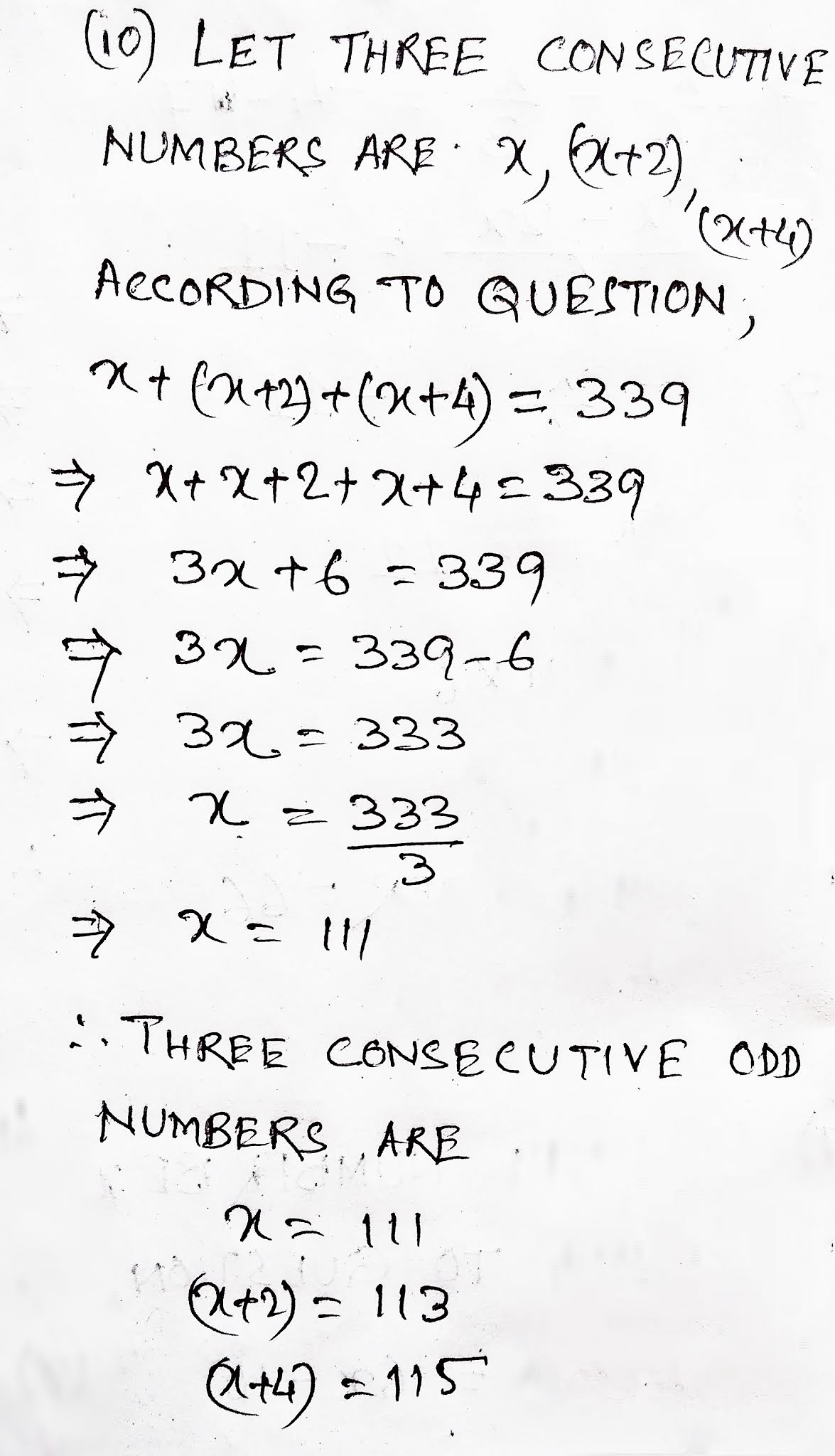 Class 8 Linear Equation (in one variable)
