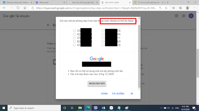 Dùng google authenticator bảo vệ Gmail